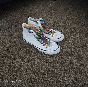 Converse Pride Rainbow Hi Top Sneakers